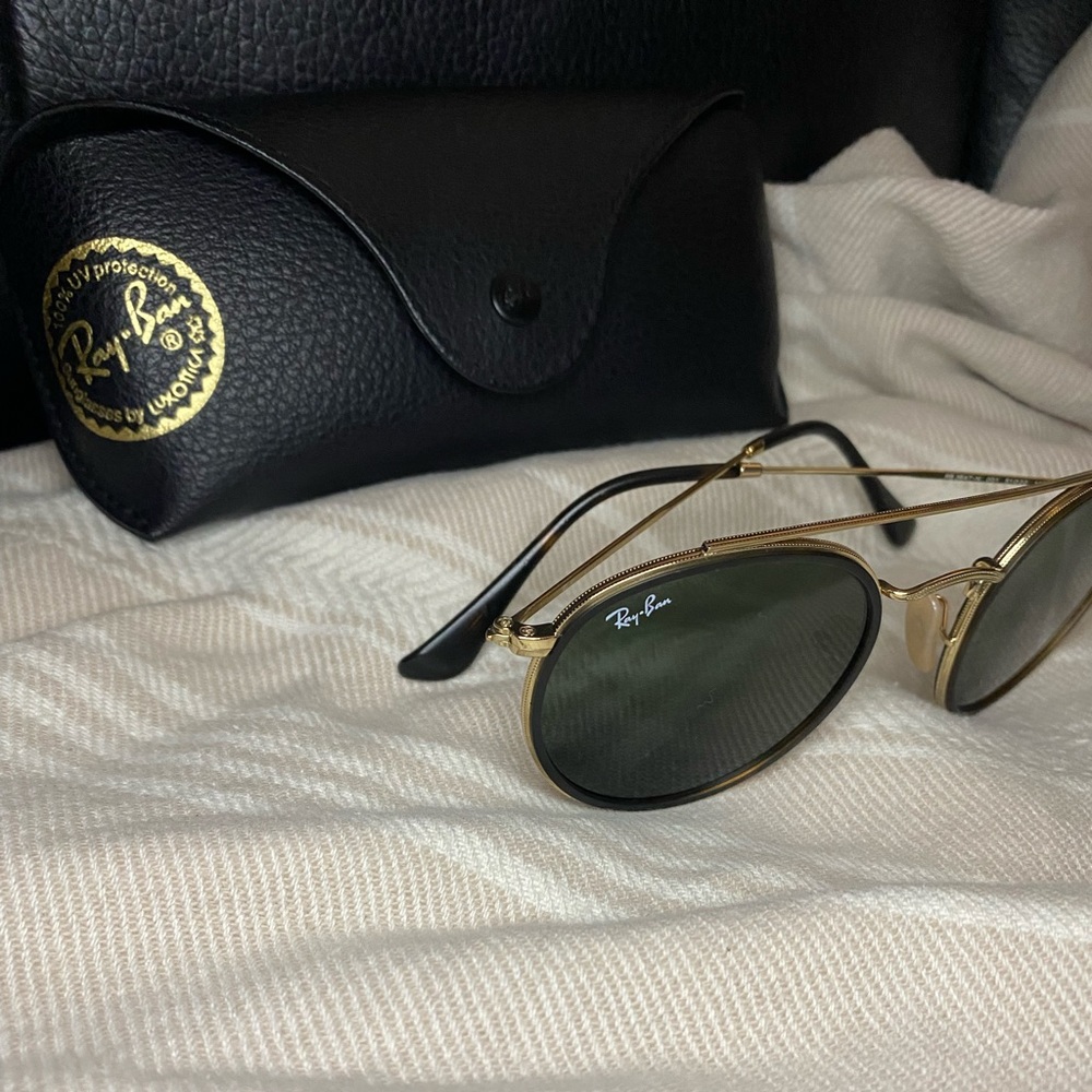 Ray-ban Round Double Bridge Sunglasses - Picture 10 of 11